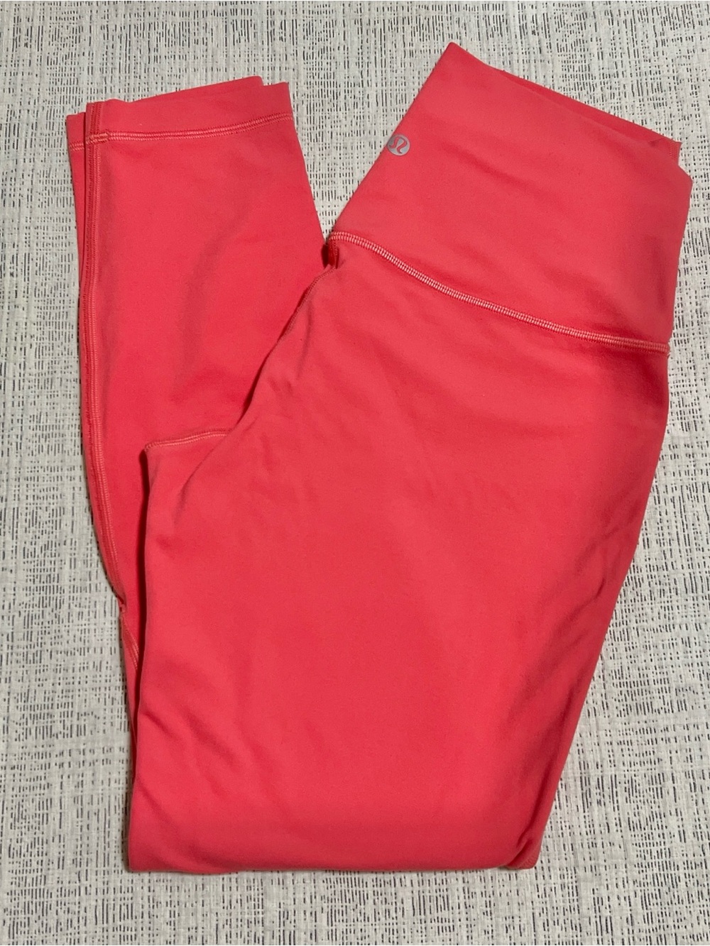 Lululemon Wunder Train High-Rise Leggings Pink Coral Size 8